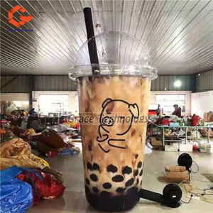 Гигантская надувная Рекламная чашка для воздушных шаров, рекламная модель для кофейной чашки и бутылки, палатки и арки - Product Image 2