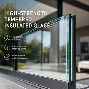 Tende Magnetiche Integrate a Risparmio Energetico tra Doppio Vetro Temperato, Tende Veneziane Incorporate per Finestre Domestiche - Product Image 4