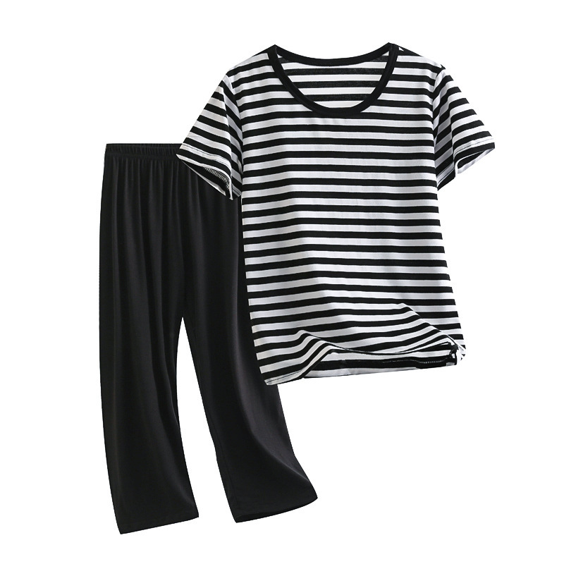 Black [short sleeved+long pants]