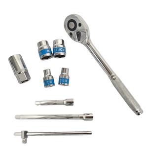 24Pcs Automotive Hand <b>Tool</b> <b>Set</b> F-Rod Sliding Bar Flex Head Ratchet Wrench with Bending Bow Sleeve Iron <b>Box</b> for Mechanic - Product Image 6