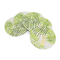 Ensemble de sous-verres en liège colorés antidérapants avec impression personnalisée gratuite, sous-verres en liège mandala absorbants pour boissons
