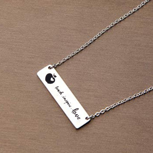 <span class=keywords><strong>1555</strong></span>สแตนเลสจี้ทรงเรขาคณิตทรงสี่เหลี่ยมสำหรับครูของขวัญวันขอบคุณครูสำหรับเด็กผู้หญิง hainon - Product Image 3