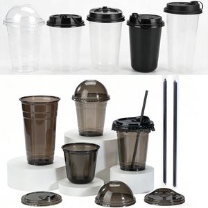Gobelets en plastique mats transparents de 12 oz et 9 oz, 200 tasses pour mon mariage, personnalisés avec notre armoiriette, nom et date imprimés, 2026 - Product Image 4