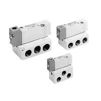 SYA524002F, Vanne de commande pneumatique, 5 canaux, Série SYA5000, Interface
