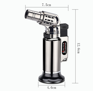 Nuevo encendedor de cigarros a prueba de viento Jet Flame encendedor de soplete de gas butano para barbacoa de cocina - Product Image 5