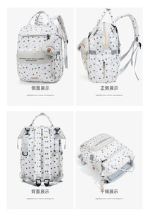 Nouveau sac à langer multifonctionnel imperméable pour bébé avec sangles de poussette et étui pour sucette - Product Image 6