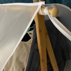 Copriabiti appendibile trasparente per vestiti, abiti, cappotti, vestiti da cerimonia, organizer salvaspazio per armadio, protezione antipolvere - Product Image 3