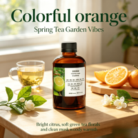 CA10102 Huiles parfumées colorées aux senteurs d'agrumes oranges Crearoma, best-sellers pour les diffuseurs de parfum
