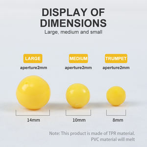 TGD Meilleur lot de 50 <span class=keywords><strong>leurres</strong></span> <span class=keywords><strong>souples</strong></span> en TPE avec perles sphériques, flottants, avec flacon, 8mm 10mm, appâts de pêche au goût de maïs <span class=keywords><strong>pour</strong></span> <span class=keywords><strong>la</strong></span> <span class=keywords><strong>truite</strong></span> et le bar - Product Image 3