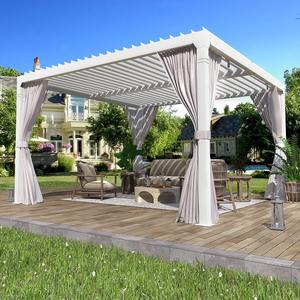 <span class=keywords><strong>Pergola</strong></span> moderne de luxe, cadre fin minimaliste en aluminium, <span class=keywords><strong>pour</strong></span> terrasses d'appartements modernes, maximisant les vues et la lumière, imperméable - Product Image 4