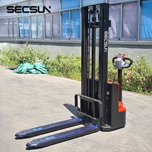 2024 sıcak satış tam elektrikli kendinden kaldırıcı istifleyici <span class=keywords><strong>1500kg</strong></span> 2000kg 3-4m satılık palet istifleyici Forklift üzerinde standı - Product Image 5
