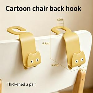 2 Ganchos Universales para Reposacabezas <span class=keywords><strong>de</strong></span> Asiento <span class=keywords><strong>de</strong></span> Coche con Diseño <span class=keywords><strong>de</strong></span> Gato, para Colgar Bolsas <span class=keywords><strong>de</strong></span> Compras, Bolsos y Paraguas - Product Image 3