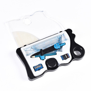 Juego de Compases para Escuela y Oficina, Herramientas de Dibujo Geométrico de Metal/Plástico con Logotipo Personalizado - Product Image 4