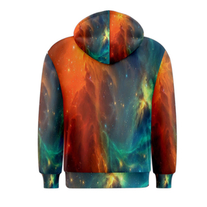 Sweat-shirt à capuche personnalisé pour homme, en molleton épais 430 g/m², imprimé numériquement, avec broderie et patch, idéal pour l'hiver - Product Image 4