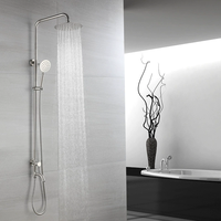 Ensemble de douche à eau froide en acier inoxydable 304, robinet de douche pluie pour salle de bain à domicile