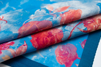 Écharpe en viscose florale teinte à l'aquarelle, personnalisable en gros, un accessoire rafraîchissant pour l'ambiance estivale