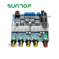 DC12V-24V 2.1 canaux TPA3116 carte amplificateur de caisson de basses carte amplificateur Audio Bluetooth haute puissance 50W + 50W + 100W (ampli Bluetooth)