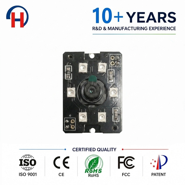 ISP YUV LED Scan Code Recognition DVP Camera BF3005 HD 0.3MP VGA 60 Frame CCTV Lenses Camera Module PCB