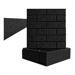 Modern Design 3D <b>Model</b> Design Eco-Friendly Polyester Self-Adhesive Acoustic Wall Panels for Sound Proofing Recording Studio - Product Image 2