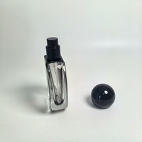 Flacon de parfum vide de luxe personnalisé de 30 ml avec pompe pulvérisatrice, anti-fuite, mini diffuseur, emballage en boîte, impression sur verre