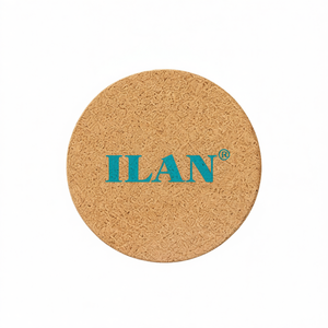 Sottobicchieri Rotondi in Sughero ILAN 15Cm 12 Pezzi Finitura Naturale Decorazioni da Tavola - Product Image 1