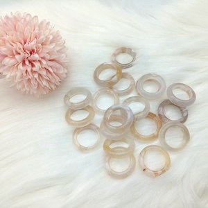 Natural Noble and Simple <strong>Jade</strong> Gemstone Ring <strong>Stone</strong> Sakura for Cherry Agate Rings Jewelry Women Decorations - Product Image 4