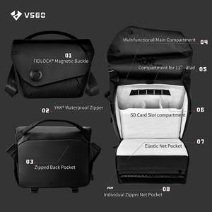 Sac pour appareil photo multifonctionnel 6L à bandoulière au <span class=keywords><strong>prix</strong></span> d'usine en gros pour étudiant, employé de bureau, <span class=keywords><strong>photographe</strong></span> - Product Image 3