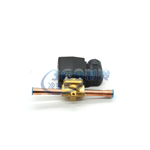 Vannes solénoïdes Shangheng FDF15MG 5/8 et 3/4 en laiton à souder pour climatisation et entrepôt frigorifique - Product Image 2