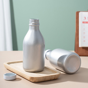 Botella de Vidrio Redonda Vacía de 200 ml para Bebidas Frías, Leche y Café Frío, de Grado Alimenticio, con Tapa Hermética, Venta al Por Mayor - Product Image 4