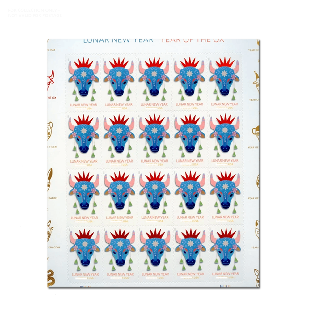 White Y114 2021 Year Of The Ox