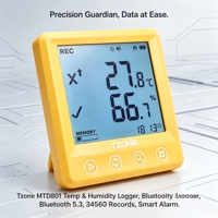 Sensor de Temperatura y Humedad LCD de Alta Precisión, Calibrador de Temperatura, Termómetro Digital, Higrómetro