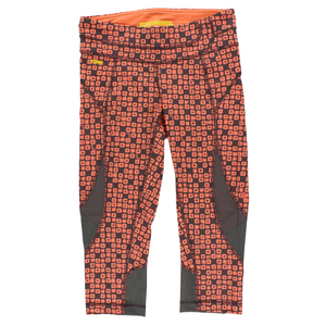 Lole WOMENS Run Capris สีส้ม XS, สี: ส้ม/เทา | ของแท้100% - Product Image 1