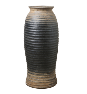 Pot <span class=keywords><strong>de</strong></span> fleurs <span class=keywords><strong>en</strong></span> fibrociment biodégradable, léger, durable et écologique, sculpté à la main, design moderne, trou <span class=keywords><strong>de</strong></span> drainage, option suspendu - Product Image 3