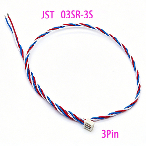 Кабельный жгут JST SHR-03V-S-B с шагом 1,0 мм, 3-контактный, IDC, с проколотыми концами для проводов типа Twisted Pair, для ЖК-дисплеев торговых автоматов - Product Image 1