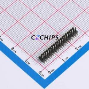 PZ1.27-US2S-20A Pin Header SMD,P=1.27mm Connector ( Pin Structure: 2x20P )( Pitch: 1.27mm )( Row Spacing: 1.27mm ) - Product Image 1