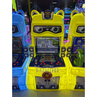 Machine de jeu vidéo d'arcade pour enfants, équipement de divertissement à monnayeur en acier inoxydable, garantie 1 an
