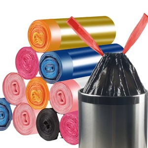 Vente Flash : Sacs Poubelles en Plastique à Cordon de Serrage de Haute Qualité, Résistants aux Déchirures, pour Usage Domestique, 30L, 50L, 60L - Product Image 5