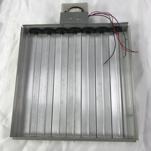 ZOSLONG Vente chaude Grille de ventilation rectangulaire en aluminium argenté avec télécommande pour système CVC, design graphique, pour usage hôtelier - Product Image 1
