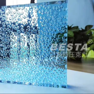 Tùy chỉnh trong suốt nhựa trang trí PMMA acrylic Nước bong bóng Hội Đồng Quản trị tấm Acrylic
