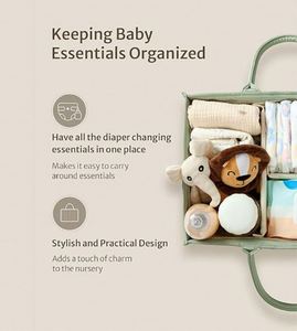 Organisateur de couches pour bébé personnalisé de haute qualité, sac de rangement multifonction pour couches, sac de rangement pour couches pour bébé - Product Image 3