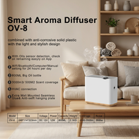 Diffuseur d'arômes électrique sans eau intelligent mural 800 ml avec Wi-Fi et contrôle à distance via application Bluetooth pour HVAC et aromathérapie