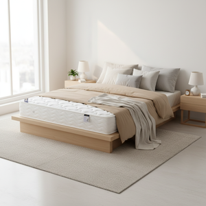 Toptan Yüksek Yoğunluklu Kraliçe Boy Sıkıştırılmış Yataklar Modern Tasarım Rulo Halinde Oteller ve Daireler İçin Kullanım - Product Image 2