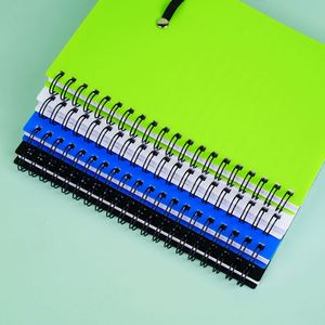 Agenda Personalizada de Cuero Forestal A5 con Espiral, Organizador, Planificador, Libro de Registro para Negocios y Oficina - Product Image 1