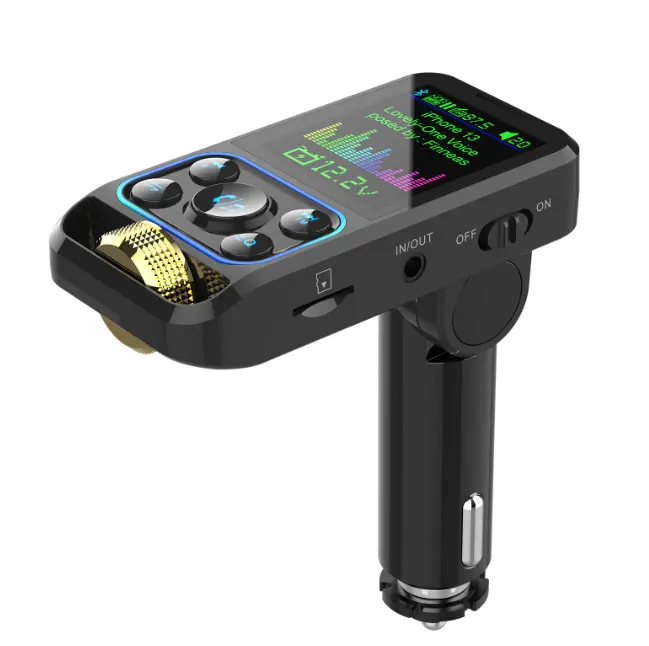 NEW Dual USB Support Fast Charge QC3.0 Charger U Disk Mp3 Player Car TF Card AUX Port Bluetooth 5.0 FM Audio Transmitter BC83
