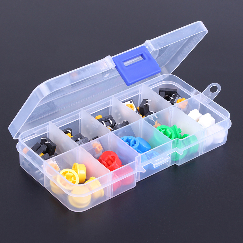 25 pièces/boîte 12*12*7.3 MM Micro bouton de commutation + Tact Cp électronique intelligente Tactile bouton poussoir momentané
