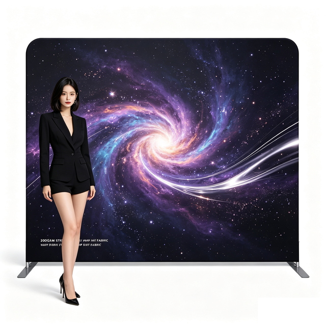 Advertising Supply Wholesale Dye Sublimation US Warehouse 8x8ft 10x8ft 10x10ft Tension Fabric Backdrop
