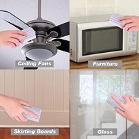 Éponge de nettoyage magique en PVA durable et écologique, outil réutilisable pour nettoyer les stores, plinthes, ventilateur de plafond, porte vitrée, fenêtre