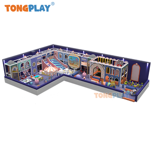 <span class=keywords><strong>Château</strong></span> vilain d'intérieur pour enfants avec toboggan pour piscine à balles, centre de jeux familial, aire de jeux pour enfants, personnalisé en usine - Product Image 2