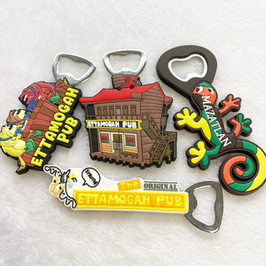 Chất Lượng Cao 3D Tùy Chỉnh Rượu Vang Mở Chai Lưu Niệm PVC Cao Su Khuyến Mại Từ Bia Mở Chai Kim Loại Mở Chai - Product Image 5