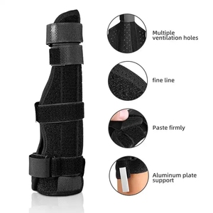 Boxer Finger <strong>Splint</strong> Supports Pinky Ring Middle <strong>Metacarpals</strong> and Knuckles Right or Left Adjustable Hand Brace Straightening - Product Image 4